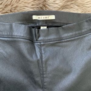 Faux leather leggings